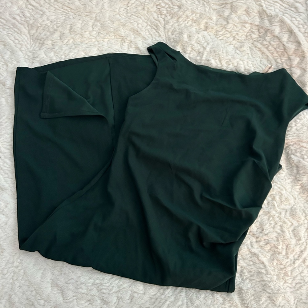 Dark Green Sleeveless Top